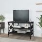 vidaXL Mueble para TV madera contrachapada negro 80x40x50 cm vidaXL Mueble para TV madera contrachapada negro 80x40x50 cm