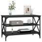 vidaXL Mueble para TV madera contrachapada negro 80x40x50 cm vidaXL Mueble para TV madera contrachapada negro 80x40x50 cm