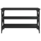 vidaXL Mueble para TV madera contrachapada negro 80x40x50 cm vidaXL Mueble para TV madera contrachapada negro 80x40x50 cm