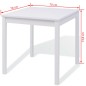 vidaXL Conjunto de comedor 5 piezas madera de pino blanco