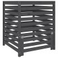 vidaXL Compostador de madera maciza de pino gris 82,5x82,5x99,5 cm vidaXL Compostador de madera maciza de pino gris 82,5x82,5x99,5 cm
