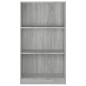 vidaXL Estantería de madera contrachapada gris Sonoma 60x24x109 cm vidaXL Estantería de madera contrachapada gris Sonoma 60x24x109 cm