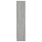 vidaXL Estantería de madera contrachapada gris Sonoma 60x24x109 cm vidaXL Estantería de madera contrachapada gris Sonoma 60x24x109 cm