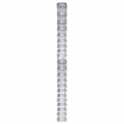 vidaXL Valla de jardín de acero galvanizado plateado 50x1,25 m