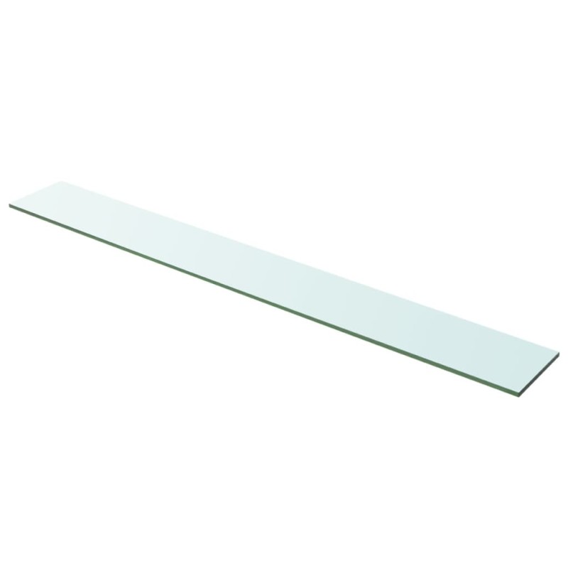 vidaXL Panel de estante vidrio claro 100x12 cm vidaXL Panel de estante vidrio claro 100x12 cm