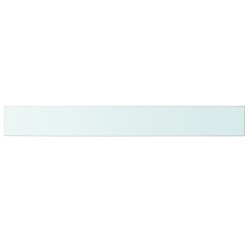 vidaXL Panel de estante vidrio claro 100x12 cm