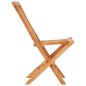 vidaXL Mesa y sillas de jardín plegables 3 pzas madera maciza de teca vidaXL Mesa y sillas de jardín plegables 3 pzas madera maciza de teca