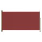 vidaXL Toldo lateral retráctil de jardín rojo 160x300 cm vidaXL Toldo lateral retráctil de jardín rojo 160x300 cm