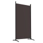 vidaXL Biombo divisor de 5 paneles de tela marrón 433x180 cm vidaXL Biombo divisor de 5 paneles de tela marrón 433x180 cm