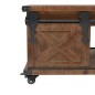 vidaXL Mesa de centro de madera maciza de abeto marrón 91x51x38 cm vidaXL Mesa de centro de madera maciza de abeto marrón 91x51x38 cm