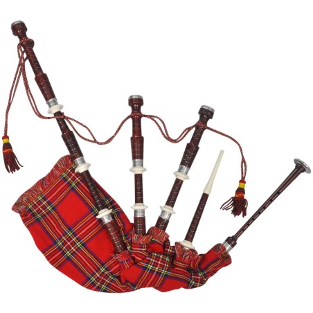 vidaXL Gaita escocesa de las Highland Royal Steward rojo