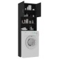 vidaXL Armario de lavadora madera contrachapada negro 64x25,5x190 cm vidaXL Armario de lavadora madera contrachapada negro 64x25,5x190 cm