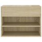 vidaXL Banco zapatero madera contrachapada roble Sonoma 60x30x45 cm vidaXL Banco zapatero madera contrachapada roble Sonoma 60x30x45 cm