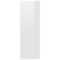 vidaXL Zapatero de madera contrachapada blanco brillo 54x34x100,5 cm vidaXL Zapatero de madera contrachapada blanco brillo 54x34x100,5 cm