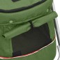 vidaXL Cochecito para perros plegable tela lino verde 100x49x96 cm vidaXL Cochecito para perros plegable tela lino verde 100x49x96 cm