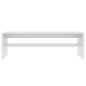 vidaXL Mesa de centro de madera contrachapada blanco 100x40x40 cm vidaXL Mesa de centro de madera contrachapada blanco 100x40x40 cm