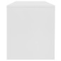 vidaXL Mesa de centro de madera contrachapada blanco 100x40x40 cm vidaXL Mesa de centro de madera contrachapada blanco 100x40x40 cm