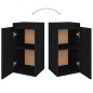 vidaXL Muebles para TV 4 piezas madera maciza de pino negro vidaXL Muebles para TV 4 piezas madera maciza de pino negro