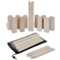 Set de juego de cubos Kubb de madera Set de juego de cubos Kubb de madera