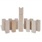 Set de juego de cubos Kubb de madera Set de juego de cubos Kubb de madera