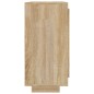 vidaXL Aparador de madera contrachapada color roble Sonoma 92x35x75 cm vidaXL Aparador de madera contrachapada color roble Sonoma 92x35x75 cm