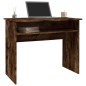 vidaXL Escritorio madera contrachapada color roble ahumado 90x50x74 cm vidaXL Escritorio madera contrachapada color roble ahumado 90x50x74 cm