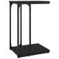 vidaXL Mesa auxiliar de madera contrachapada negro 40x30x60 cm vidaXL Mesa auxiliar de madera contrachapada negro 40x30x60 cm