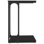 vidaXL Mesa auxiliar de madera contrachapada negro 40x30x60 cm vidaXL Mesa auxiliar de madera contrachapada negro 40x30x60 cm