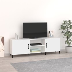 vidaXL Mueble para TV madera de ingeniería blanco 150x30x50 cm