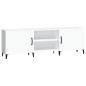vidaXL Mueble para TV madera de ingeniería blanco 150x30x50 cm vidaXL Mueble para TV madera de ingeniería blanco 150x30x50 cm