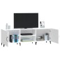 vidaXL Mueble para TV madera de ingeniería blanco 150x30x50 cm vidaXL Mueble para TV madera de ingeniería blanco 150x30x50 cm