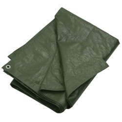 vidaXL Lona HDPE verde 180 g/m² 2x3 m
