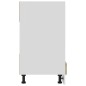 vidaXL Armario de horno madera contrachapada color roble 60x46x81,5 cm vidaXL Armario de horno madera contrachapada color roble 60x46x81,5 cm