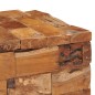 vidaXL Taburete con almacenamiento madera maciza de teca vidaXL Taburete con almacenamiento madera maciza de teca