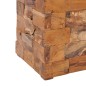 vidaXL Taburete con almacenamiento madera maciza de teca vidaXL Taburete con almacenamiento madera maciza de teca