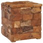 vidaXL Taburete con almacenamiento madera maciza de teca vidaXL Taburete con almacenamiento madera maciza de teca