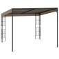 vidaXL Cenador con montaje en la pared gris taupe 3x3 m vidaXL Cenador con montaje en la pared gris taupe 3x3 m