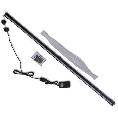 vidaXL Lámpara de burbujas de acuario RGB 94 cm