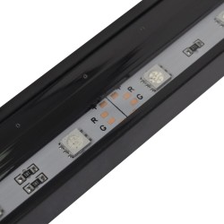 vidaXL Lámpara de burbujas de acuario RGB 94 cm