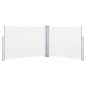 vidaXL Toldo lateral retráctil color crema 100x1000 cm