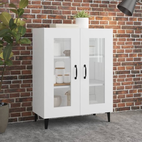 vidaXL Aparador de madera de ingeniería blanco 69,5x34x90 cm
