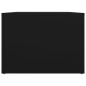 vidaXL Mesa de centro madera contrachapada negro 80x50x36 cm vidaXL Mesa de centro madera contrachapada negro 80x50x36 cm