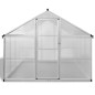 vidaXL Invernadero de aluminio reforzado con estructura base 9,025 m² vidaXL Invernadero de aluminio reforzado con estructura base 9,025 m²