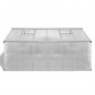 vidaXL Invernadero de aluminio reforzado con estructura base 9,025 m² vidaXL Invernadero de aluminio reforzado con estructura base 9,025 m²