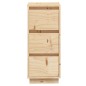 vidaXL Aparador 2 uds madera maciza de pino 32x34x75 cm vidaXL Aparador 2 uds madera maciza de pino 32x34x75 cm