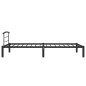 vidaXL Estructura de cama de metal negro 100x200 cm vidaXL Estructura de cama de metal negro 100x200 cm