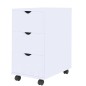vidaXL Mueble de cajones blanco 33x45x60 cm vidaXL Mueble de cajones blanco 33x45x60 cm