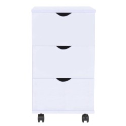 vidaXL Mueble de cajones blanco 33x45x60 cm