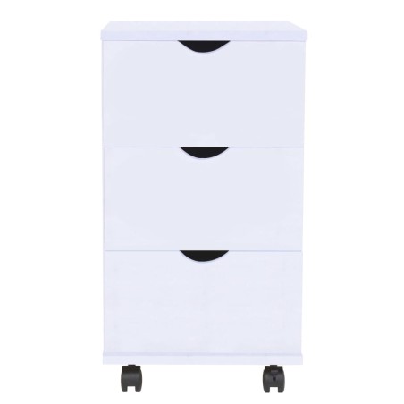 vidaXL Mueble de cajones blanco 33x45x60 cm