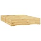 vidaXL Tumbona doble de madera de pino impregnada verde vidaXL Tumbona doble de madera de pino impregnada verde